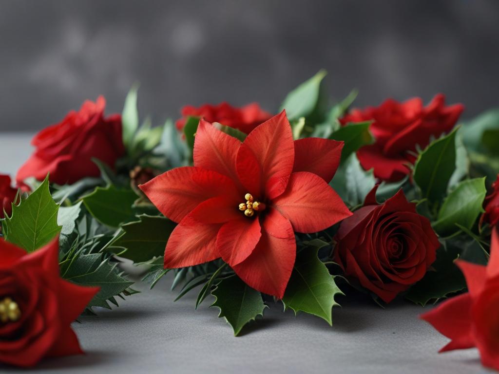 Christmas Flowers photo